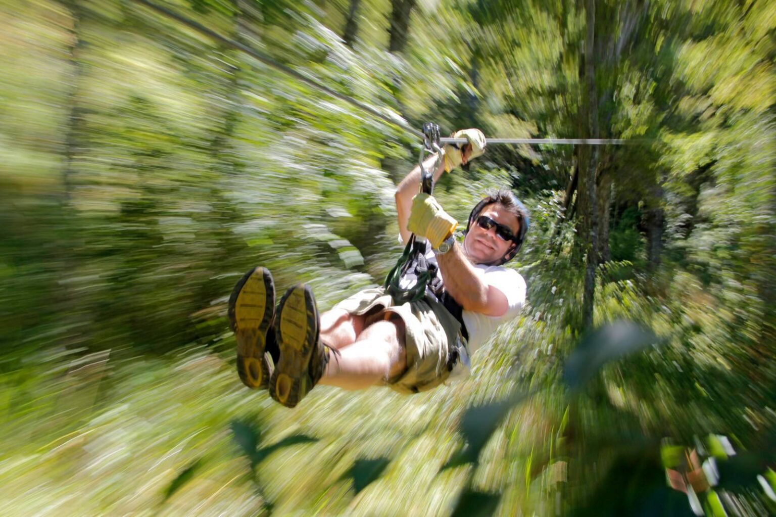 Adrenalina total, Canopy en el Cerro López